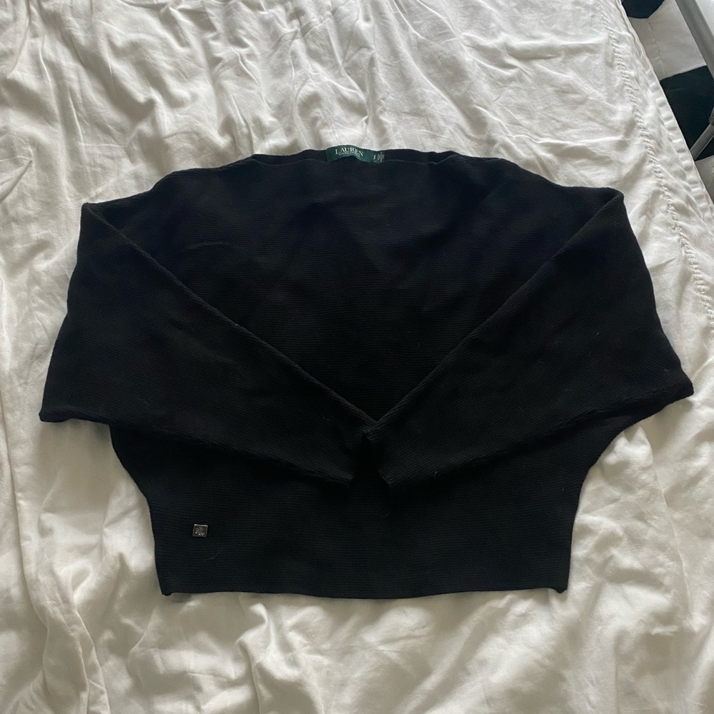 Lauren Ralph Lauren womens black blouse